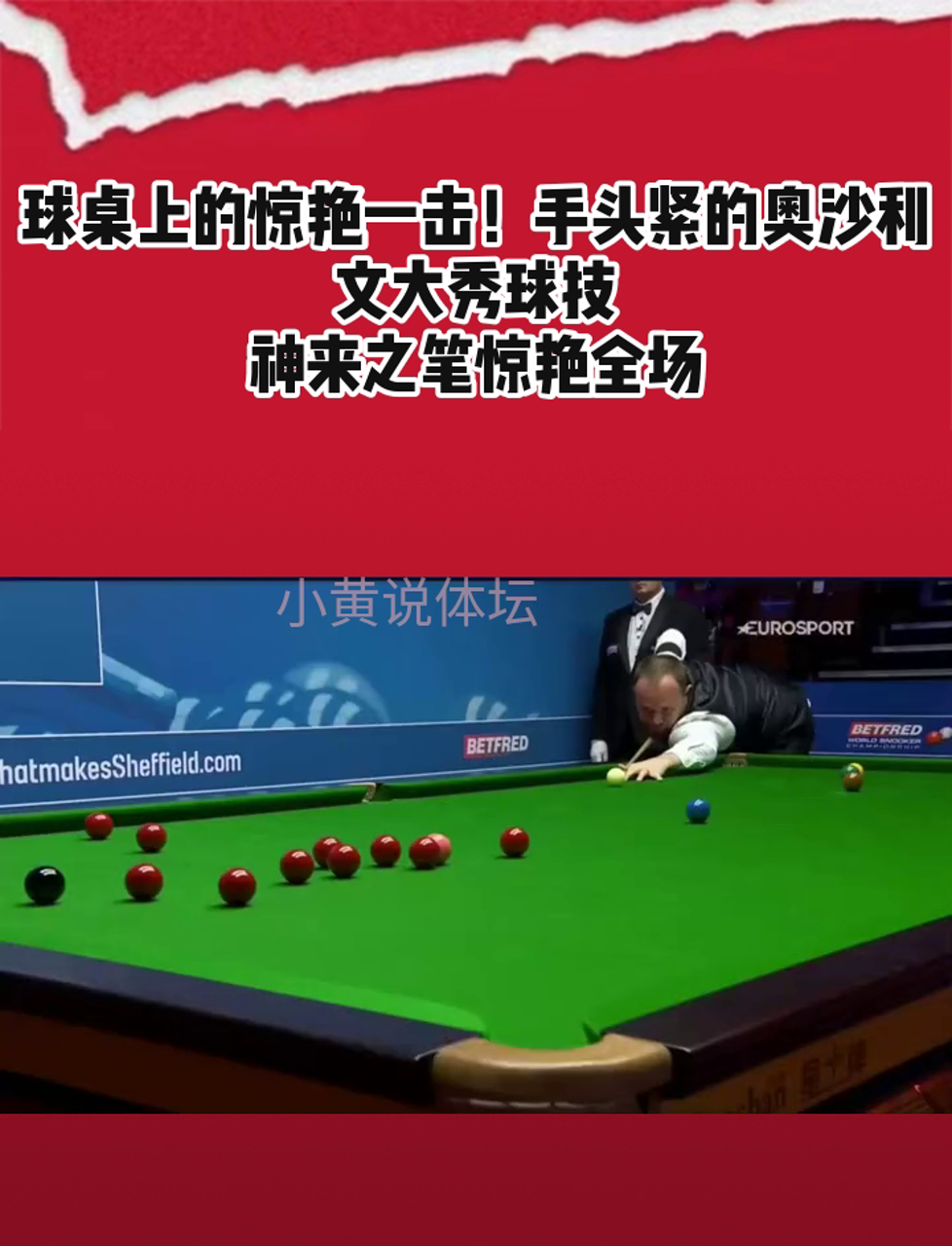 关于【奥沙利文】绝技揭秘：一绝击球在比赛中的关键作用的信息